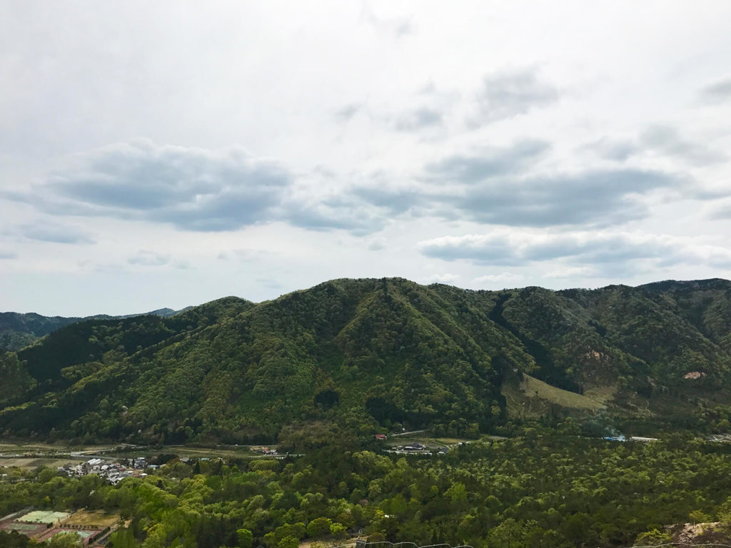 街が見えてきた
